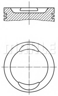 Поршень MAHLE MAHLE / KNECHT 0094100