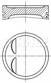 Поршень MAHLE MAHLE / KNECHT 0119501 (фото 1)