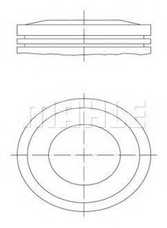 Поршень MAHLE MAHLE / KNECHT 0121000 (фото 1)