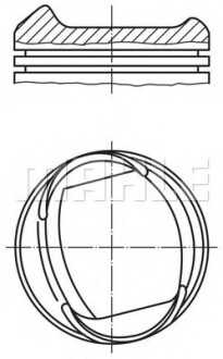 Поршень MAHLE MAHLE / KNECHT 0133801