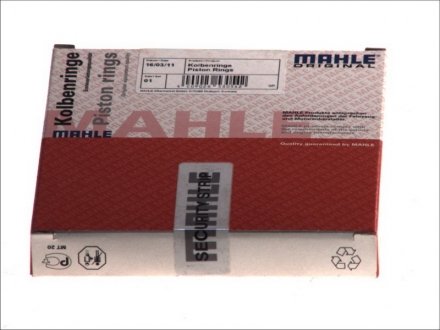 Кільця поршневі (набір) MAHLE MAHLE / KNECHT 01501N0