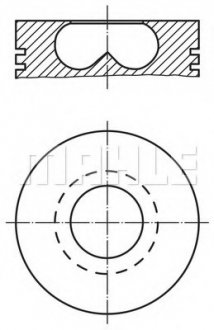 Поршень MAHLE / KNECHT 015 69 02