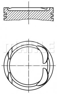 Поршень MAHLE MAHLE / KNECHT 021PI00117000