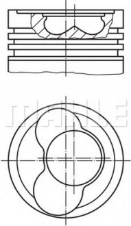 Поршень MAHLE MAHLE / KNECHT 0306500