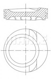 Поршень MAHLE MAHLE / KNECHT 0306802