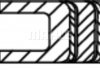 Кільця поршневі PSA 82.7 (1.2/1.5/2) EW7J4 (Mahle) MAHLE / KNECHT 031 86 N0 (фото 3)