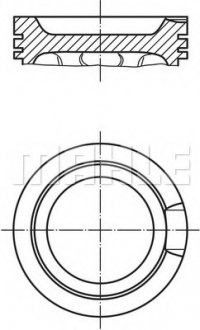 Поршень MAHLE / KNECHT 033 16 02 (фото 1)