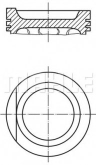 Поршень MAHLE MAHLE / KNECHT 0347500 (фото 1)