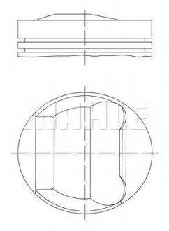 Поршень MAHLE MAHLE / KNECHT 0830400