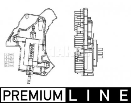 Блок управління обігрівачем Mercedes W202, W210 / BEHR MAHLE / KNECHT ABR 24 000P