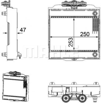 Радиатор охлаждения MAHLE MAHLE / KNECHT CR 923 000P