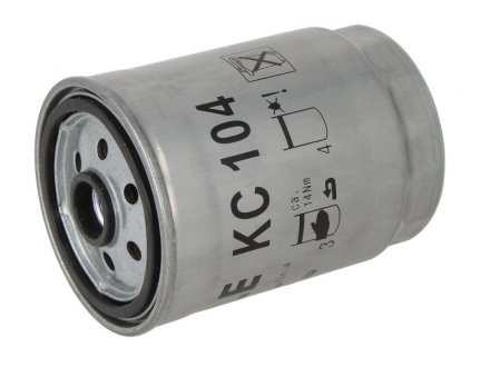 Топливный фильтр KC 104 / BEHR MAHLE / KNECHT KC104