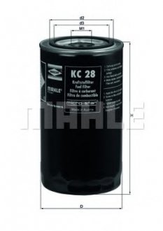 Фильтр топлива KNECHT MAHLE / KNECHT KC28