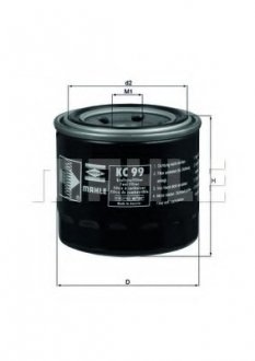 Фильтр топлива KNECHT MAHLE / KNECHT KC99
