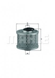 Фильтр топлива KNECHT MAHLE / KNECHT KX34 (фото 1)