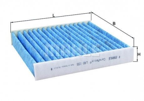 Фильтр салона KNECHT MAHLE / KNECHT LAO155 (фото 1)