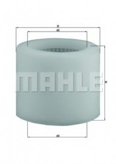 Фильтр воздушный KNECHT MAHLE / KNECHT LX123 (фото 1)