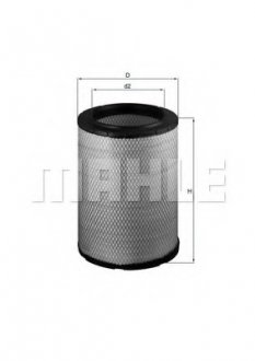 Фільтр повітряний MAHLE MAHLE / KNECHT LX1600 (фото 1)