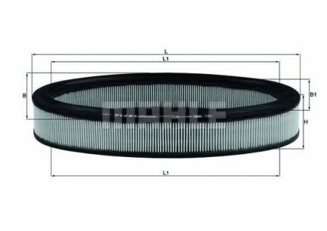 Фільтр повітряний KNECHT MAHLE / KNECHT LX716 (фото 1)