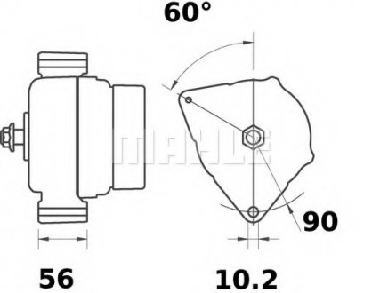 Генератор MAHLE / KNECHT MG 52 (фото 1)