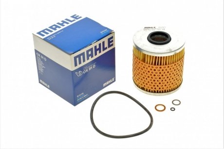 Фильтр масла BMW E30/36/34 1.6/1.8i MAHLE / KNECHT OX 91D