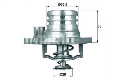 Термостат системи охолодження MAHLE MAHLE / KNECHT TI1392