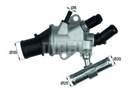 Термостат системи охолодження MAHLE MAHLE / KNECHT TI15788 (фото 1)