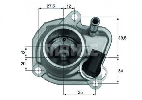 Термостат MAHLE CHRYSLER PT-CRUISER 2,2CRD 02-10 KNECHT MAHLE / KNECHT TI2987