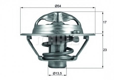 Термостат MAHLE / KNECHT TX11882D (фото 1)