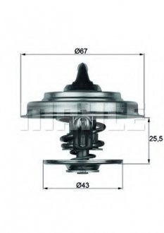 Термостат системи охолодження MAHLE MAHLE / KNECHT TX1855D