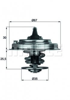 Термостат MAHLE / KNECHT TX3487D