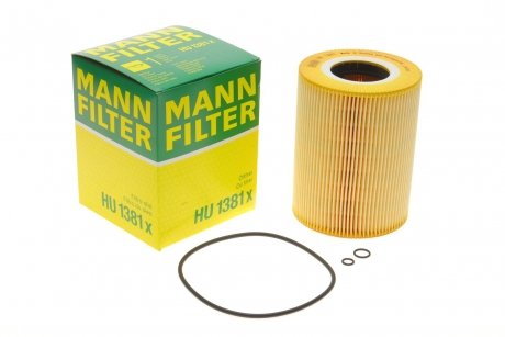 Масляный фильтр HU 1381 X -FILTER MANN HU1381X (фото 1)