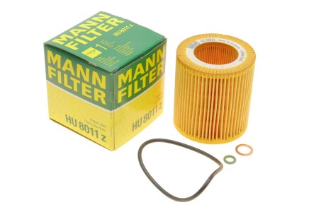 Фільтр масла -FILTER MANN HU8011Z (фото 1)