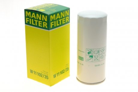 Масляный фильтр W 11 102/35 -FILTER MANN W1110235 (фото 1)