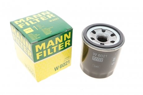 Фильтр масляный Chevrolet Aveo/Kalos/Spark 1.0-1.6 06- W 6021 -FILTER MANN W6021