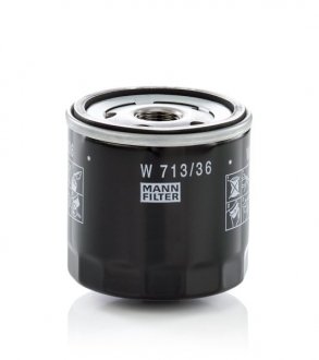 Масляный фильтр W 713/36 -FILTER MANN W71336