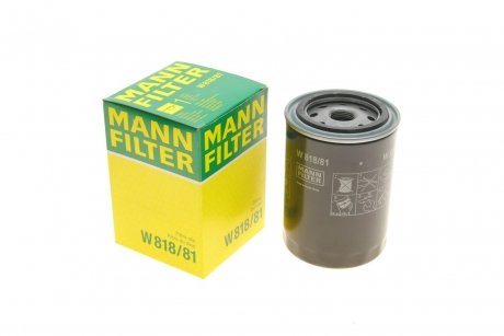 Фильтр масляный Toyota Hiace/Hilux -98 W 818/81 -FILTER MANN W81881