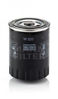 Масляный фильтр W 820 -FILTER MANN W820 (фото 1)