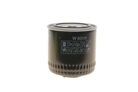 Масляный фильтр W 920/8 -FILTER MANN W9208