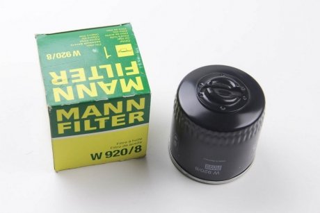 Масляный фильтр W 920/8 -FILTER MANN W9208