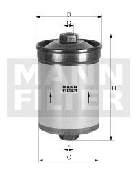 Фільтр палива -FILTER MANN WK618