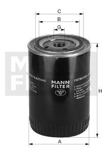 Фильтр масла -FILTER MANN WP1240