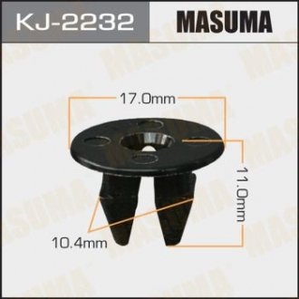 Кліпса (кратно 10) MASUMA KJ2232 (фото 1)