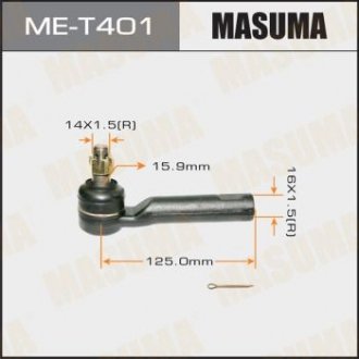 Наконечник кермовий Lexus GX460/ Toyota Land Cruiser Prado (09-), Tacoma (15-) MASUMA MET401 (фото 1)