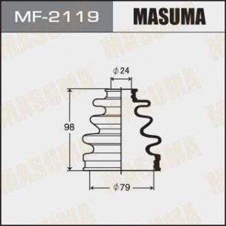 Пильник шруса зовнішнього Mazda 6 (12-)/ Toyota Corolla (00-06), Prius (00-05) MASUMA MF2119