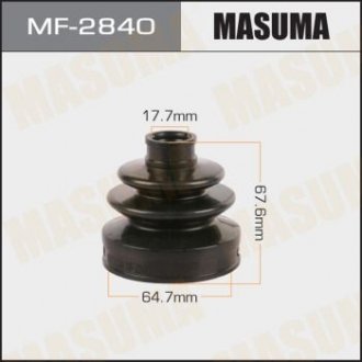 Пыльник ШРУСа заднего наружный Infinity QX50 (17-)/ Nissan Qashqai (06-), Rogue (14-), X-Trail (01-) MASUMA MF2840