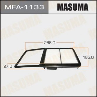 Фільтр повітряний (MFA-1133) MASUMA MFA1133