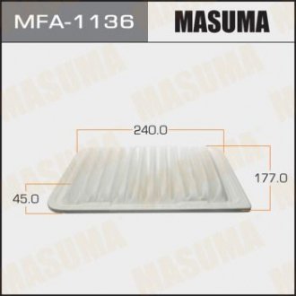 Фильтр воздушный Toyota Auris, Avensis, Corolla, RAV4 (08-) MASUMA MFA1136