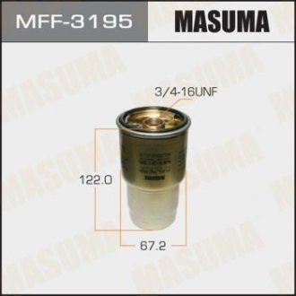 Фильтр топливный Toyota Avensis (-10), RAV4 (01-15) 2.0, 2.2D MASUMA MFF3195