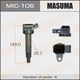 Котушка запалювання Toyota Land Cruiser, Sequoia, Tundra 4.7 (-12) MASUMA MIC106